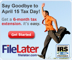 FileLater Online Income Tax Extensions