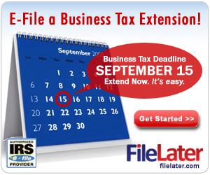 File Business Tax Extension Online at FileLater