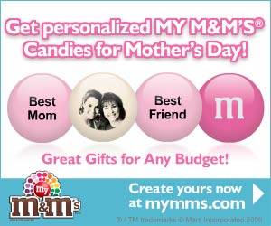 Create personalized MY M&M'S for mom!